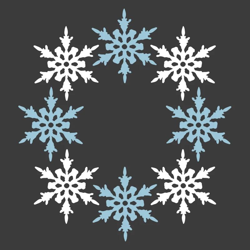 winter ring circle round pattern design cool cold sc