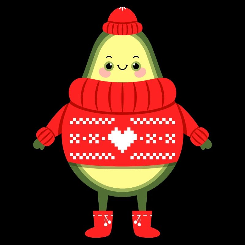 Avocat Weihnachten Pull de Noël moche