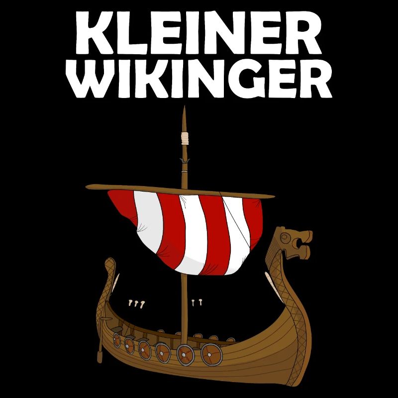 Kinder Wikinger Schiff kleiner Wikinger