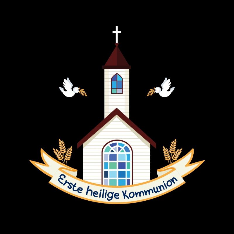 Erste Heilige Kommunion Kind Erstkommunion Kirche