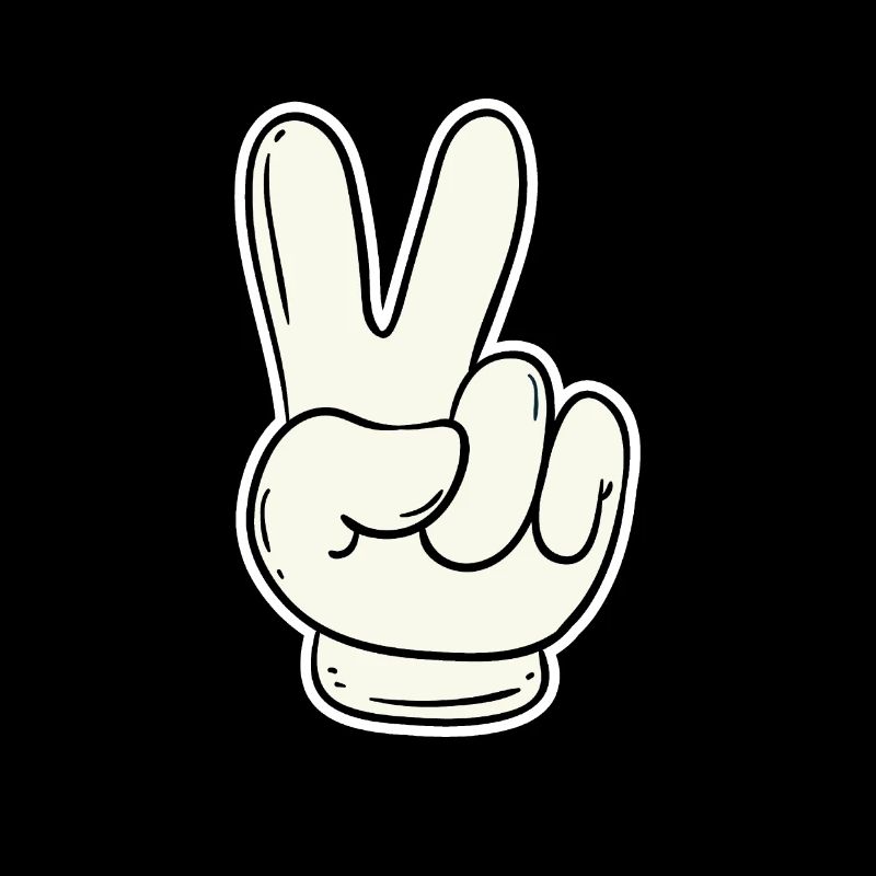 Hand Sign Victory & Peace