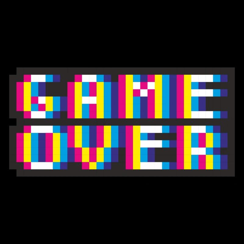 Pixelart No. 20 (Game Over) - coloré