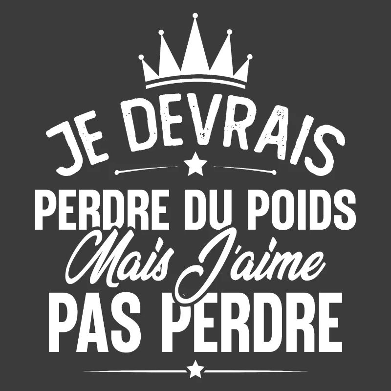 Je devrais perdre du poids mais j'aime pas perdre