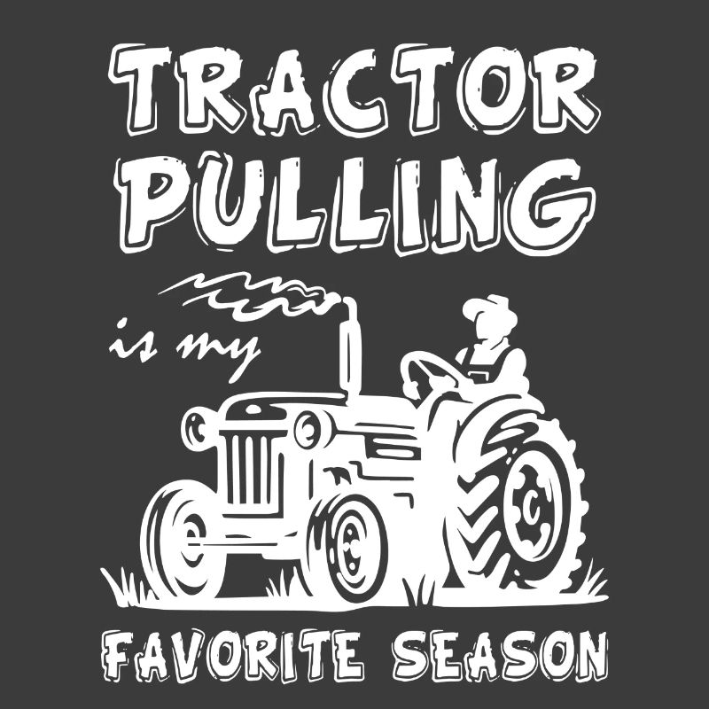 Tractor Pulling Farm Worker