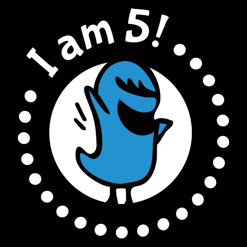 I am five - birthday