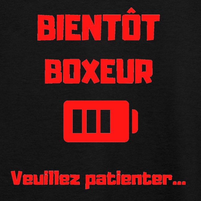 BIENTOT BOXEUR ROUGE