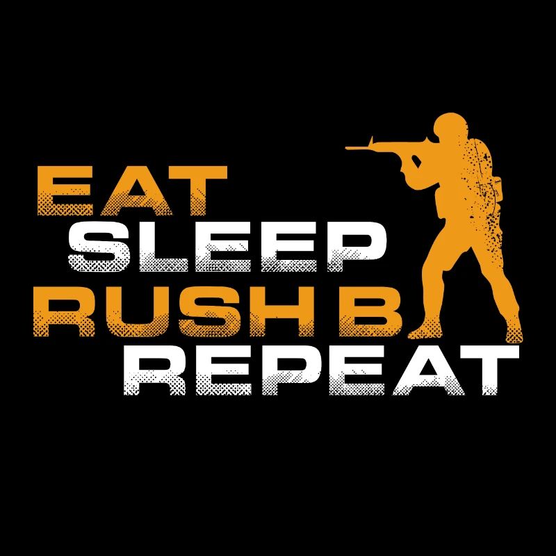 Eating sleeping rush b repeating gifts funny