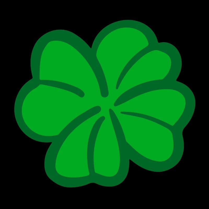 Trèfle vert bonheur