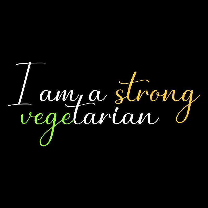 Ich bin ein starker Vegetarier