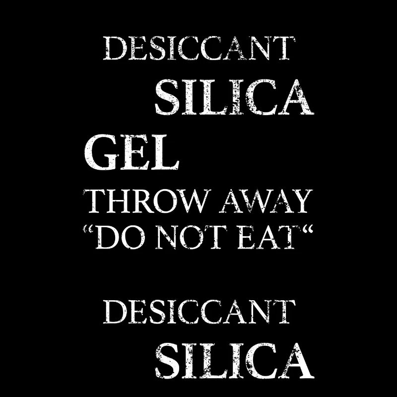 Gel de silice déshydratant Meme Ne pas manger de