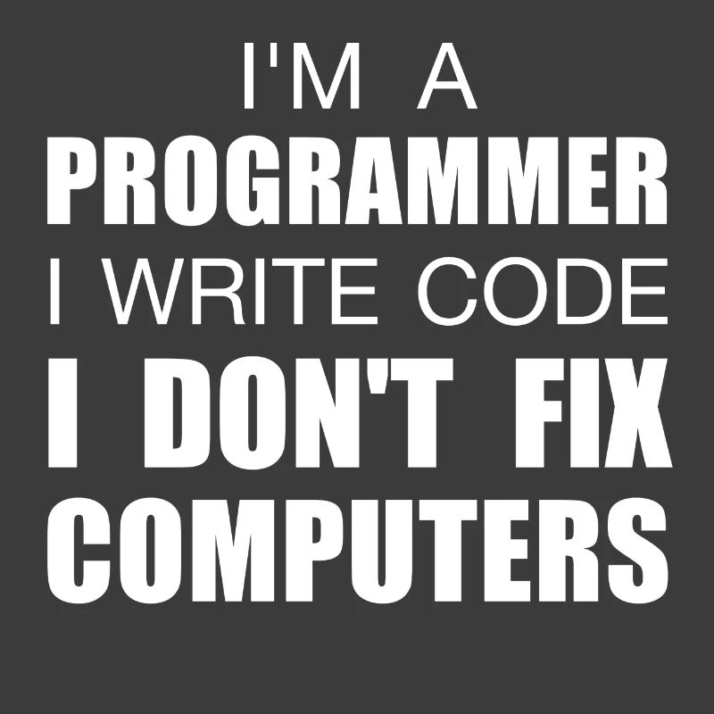 Je suis programmeur