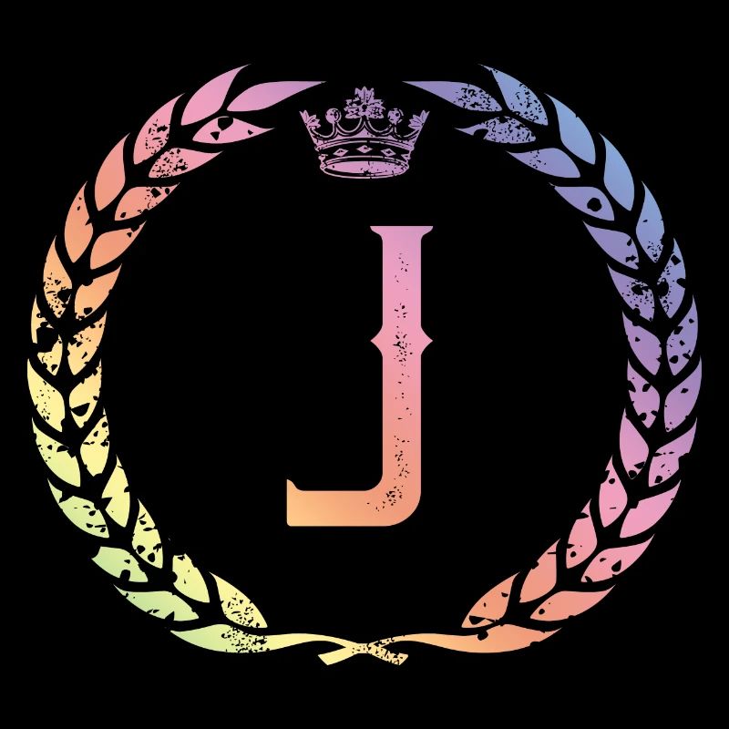 Couronne de lettres J