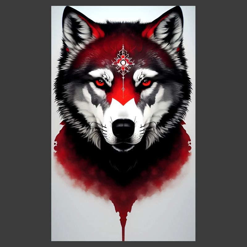 Roter Wolf