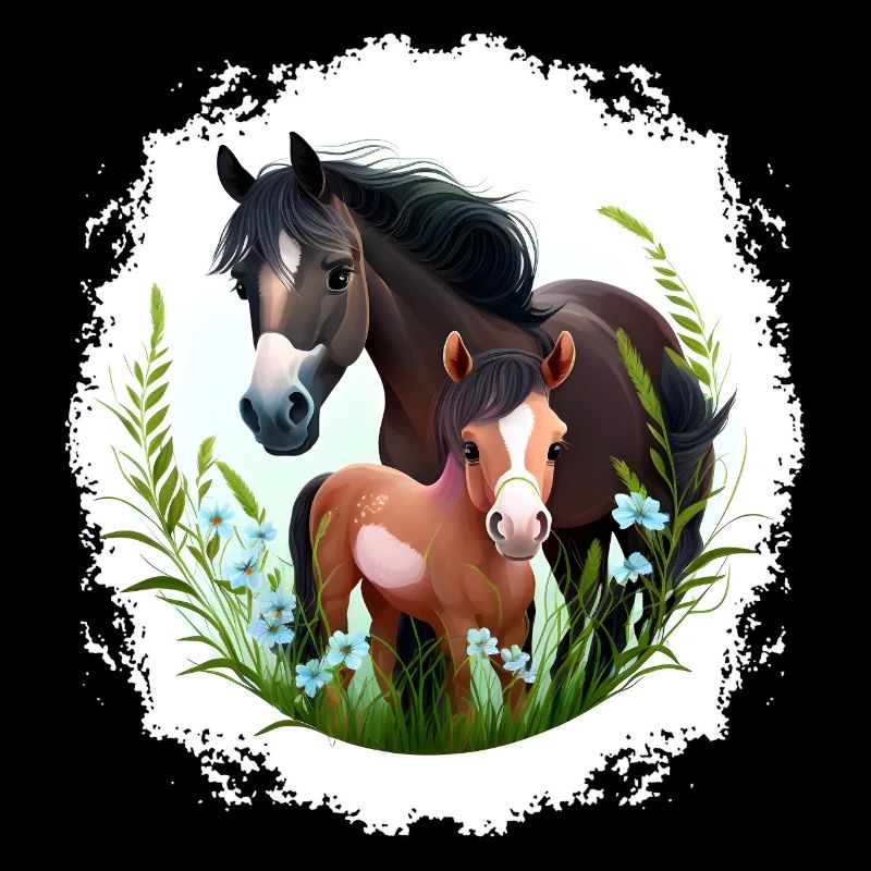 Pferdeshirt Pferd Reiten Turnier Pferde Mädchen