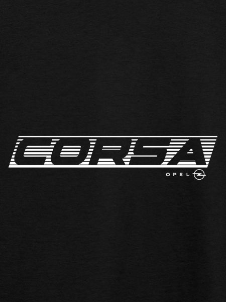 Opel Corsa Racing-Logo In Wit