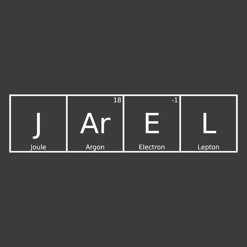 Jarel Name First Name Chemistry Periodic Table Elements