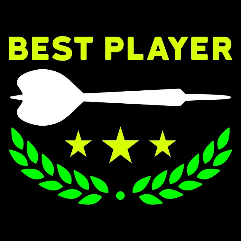 Meilleur joueur (fléchettes, trois étoiles, couronne de laurier)