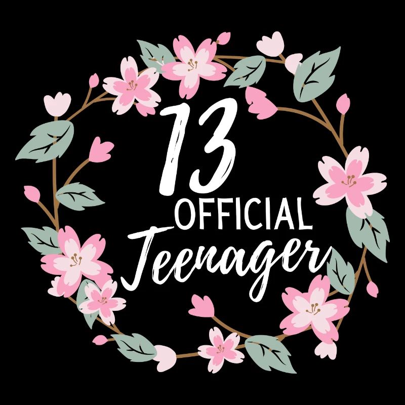 13 Adolescent officiel -Filles Mädchen 13 Geburtstag