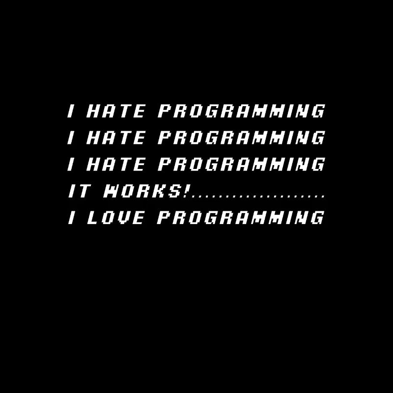 Je déteste la programmation