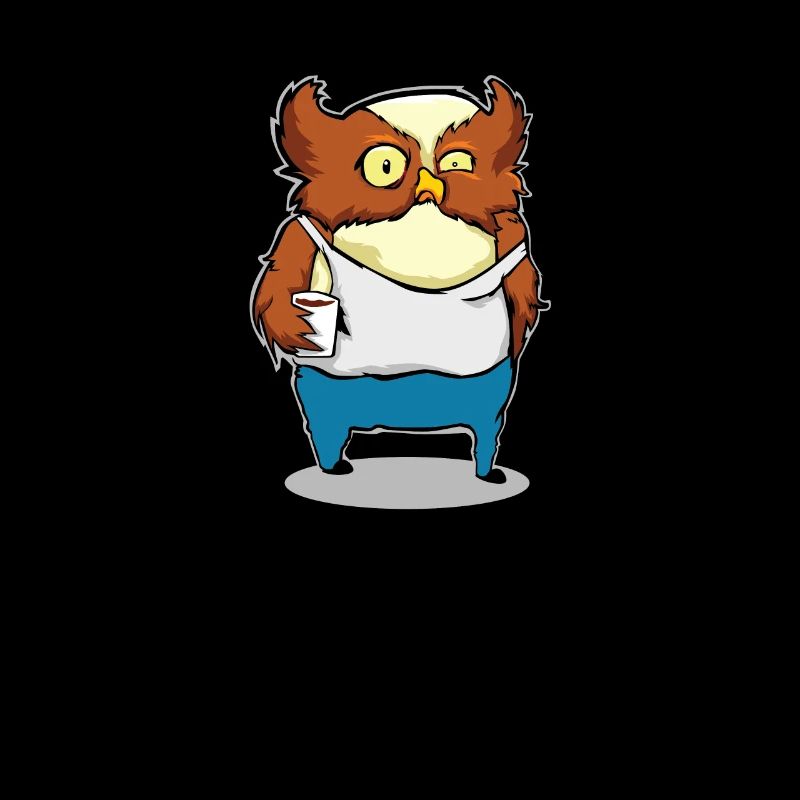 Owl Tired coffee early riser