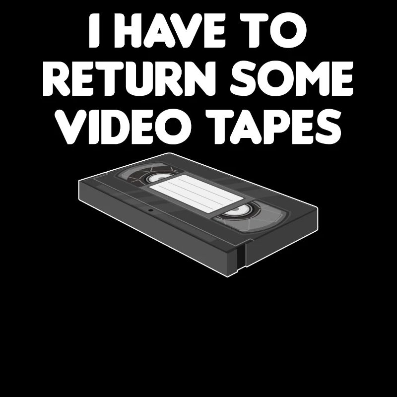 Video Cassette Tape Nineties Gift