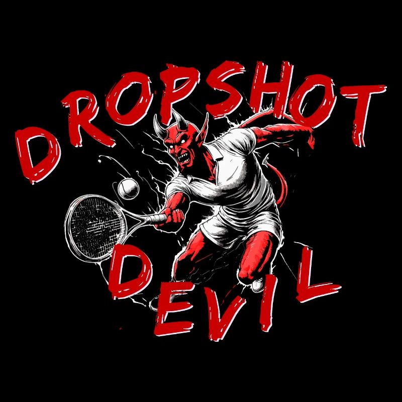 Chemise de tennis Drop Shot Stop Ball Devil
