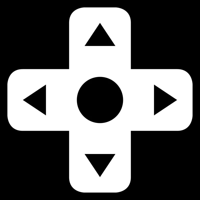 Control panel on a controller for video games