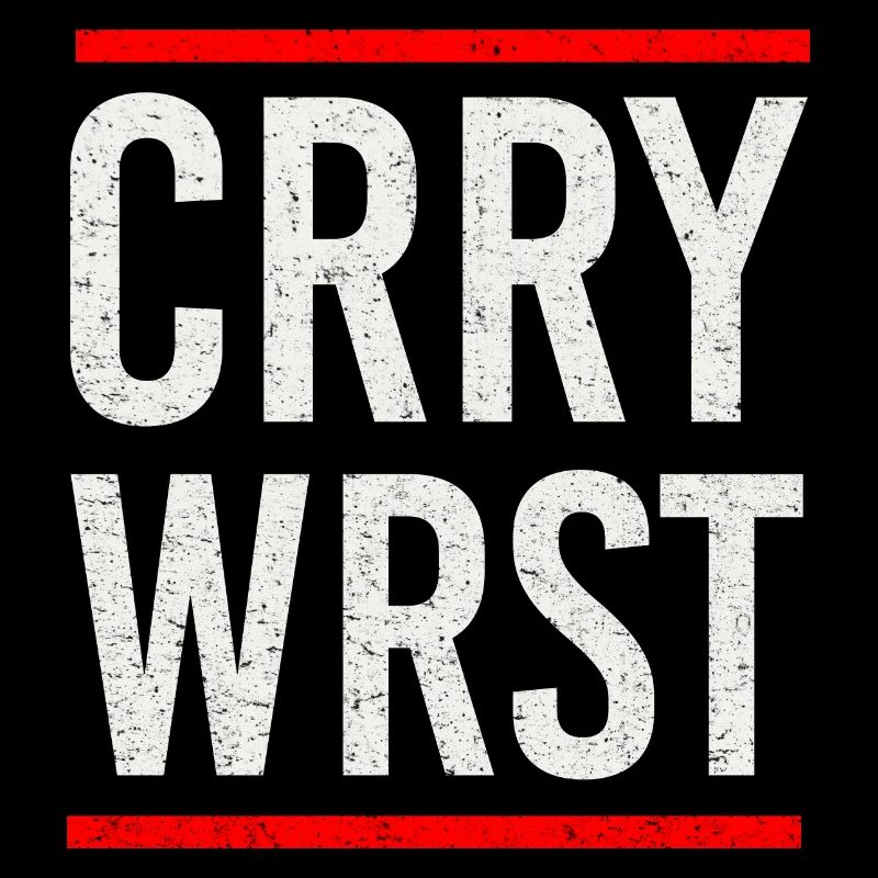 Currywurst design in HipHop Style