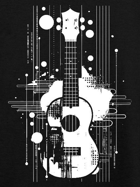 Ukulele Zeichnung