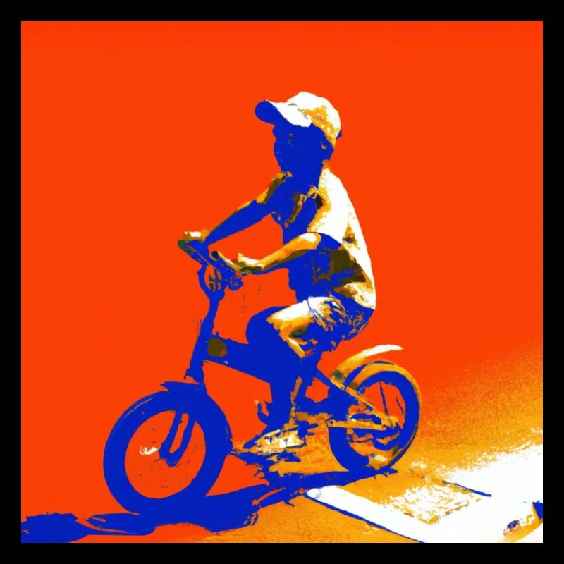 Vélo enfant à vélo