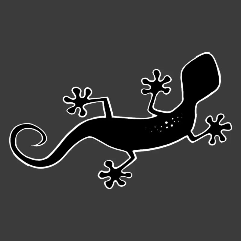 Stylized gecko