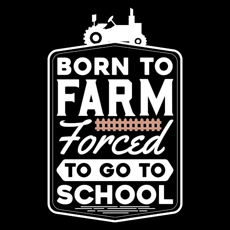 Né à la ferme forcé d'aller à l'école