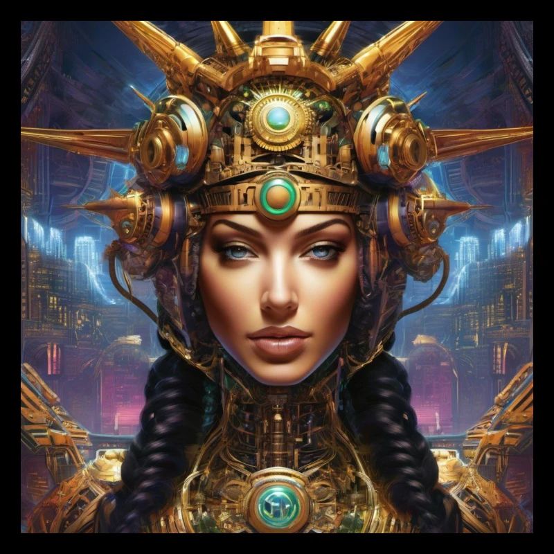 Fille cyborg