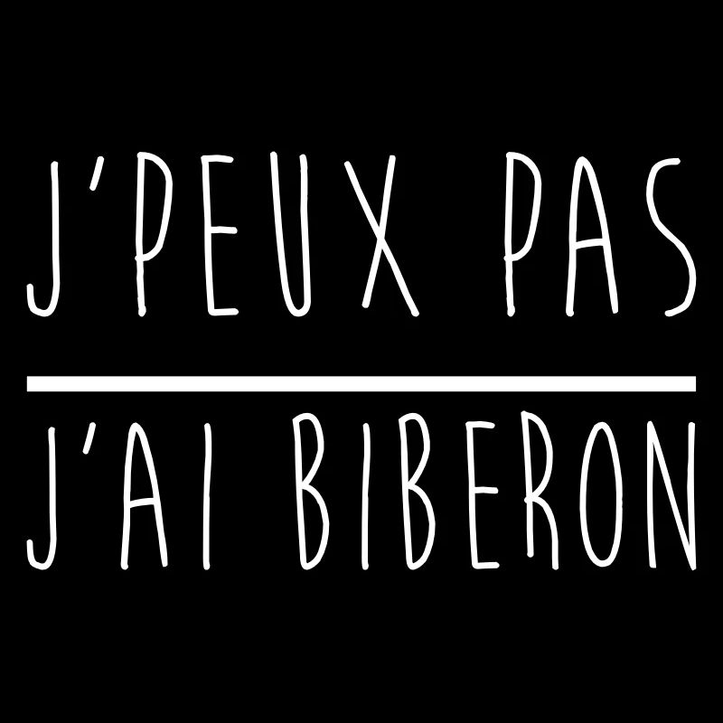 j'peux pas j'ai biberon , bébé