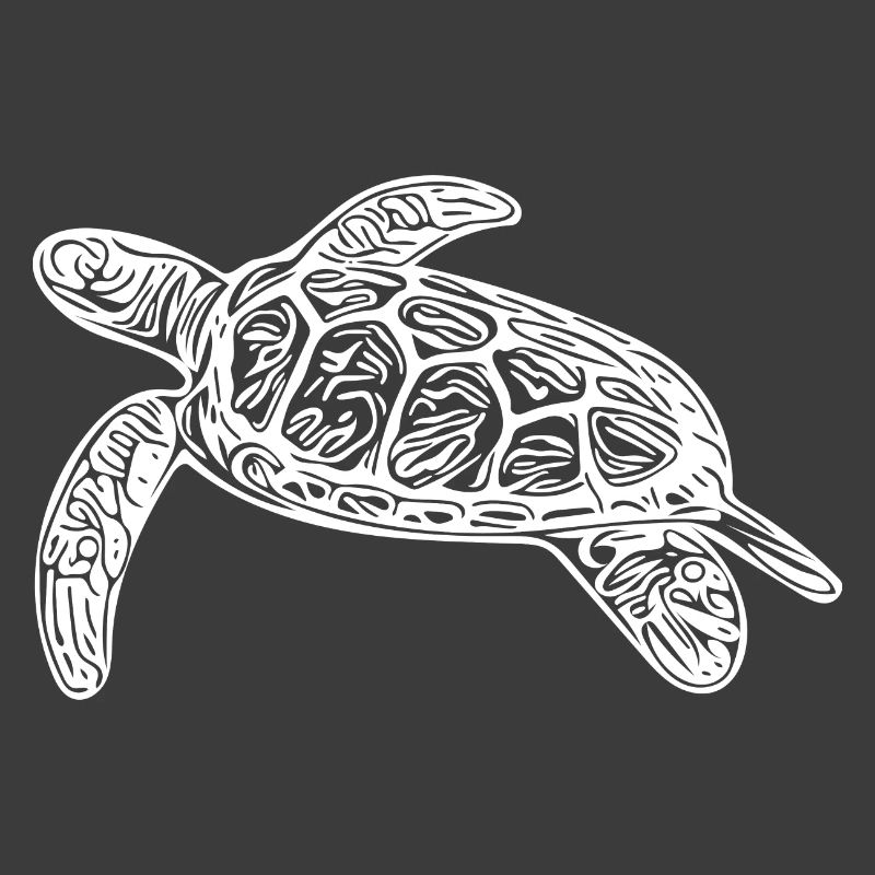 Small floating turtle