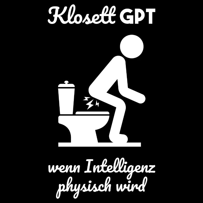 Klo GPT Klosett Geschenk
