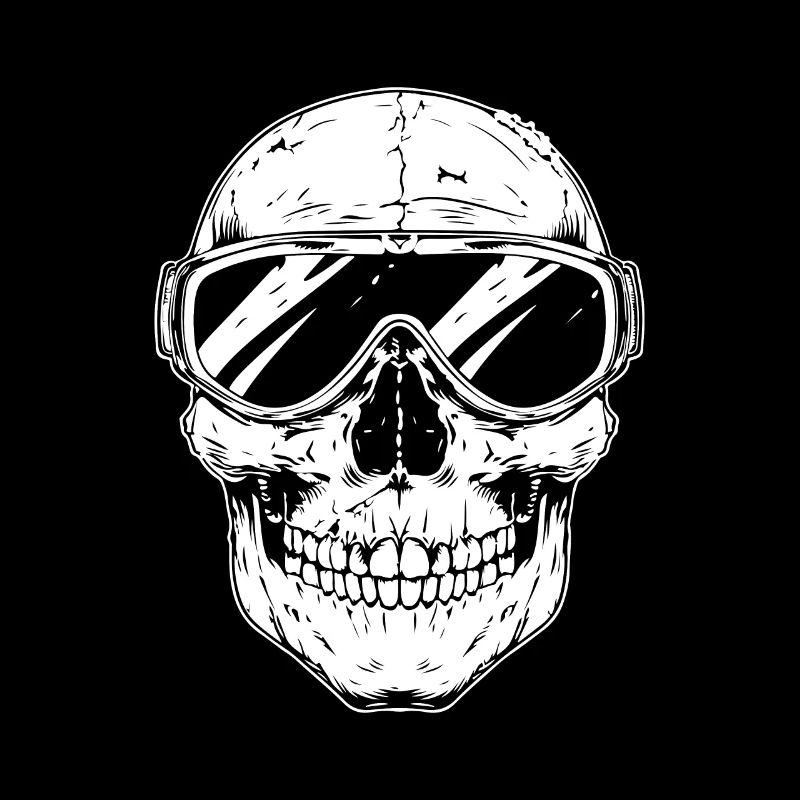 Ski Ski Goggles Skull