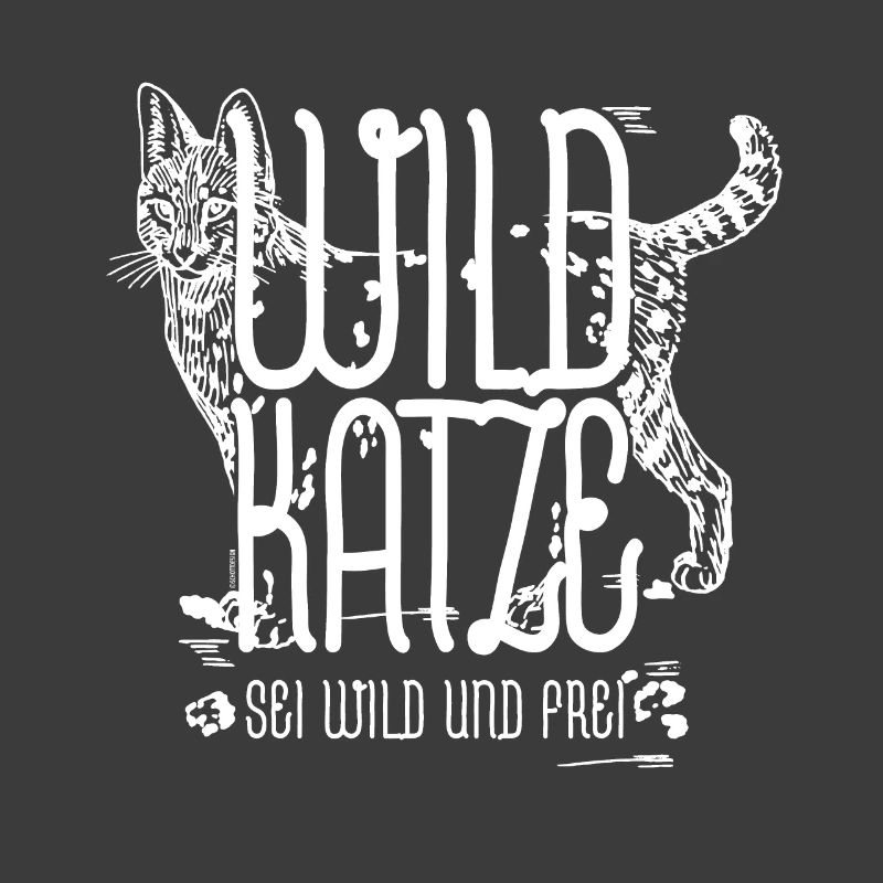 Wildkatze Weiss Geschenkidee