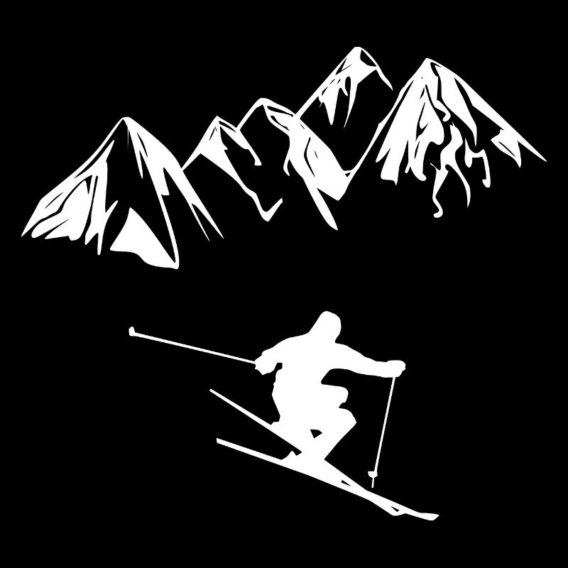 Ski and mountains