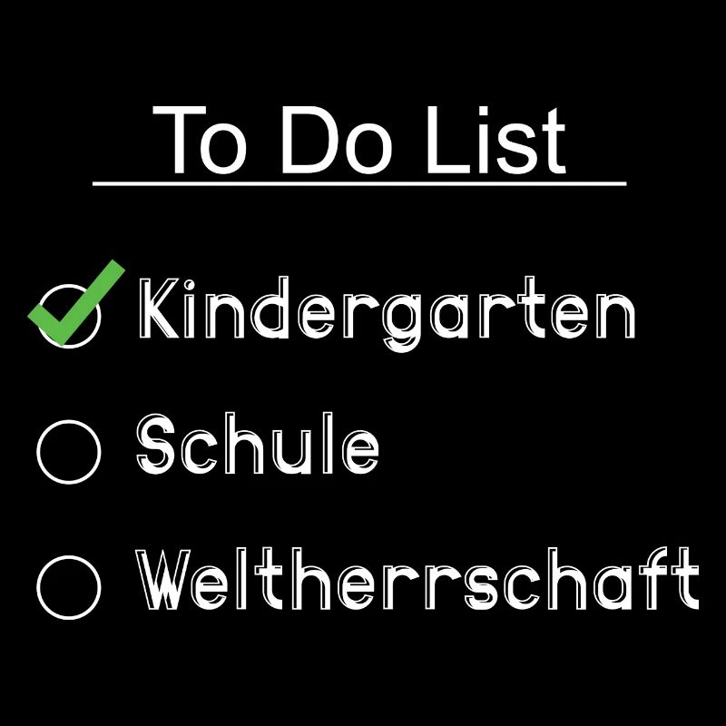 To do list - kindergarten schule weltherrschaft