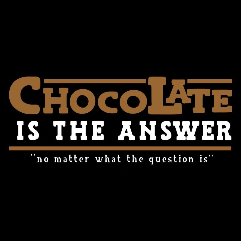 Le chocolat est la réponse