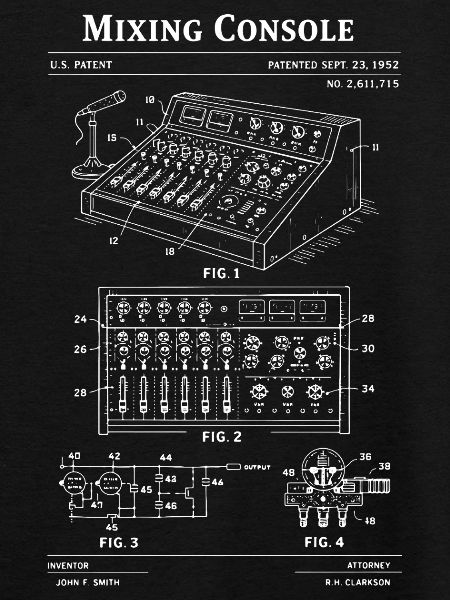 Blueprint-Mischpult