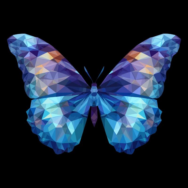 Blauer Morpho-Schmetterling