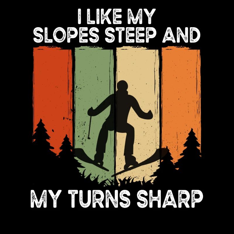 Skiing Slopes Steep Ski Winter Skis