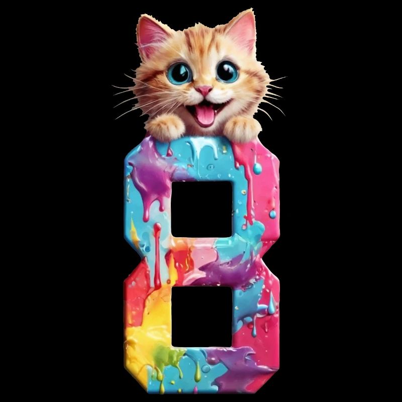 8 YEARS OLD CAT 8TH BIRTHDAY