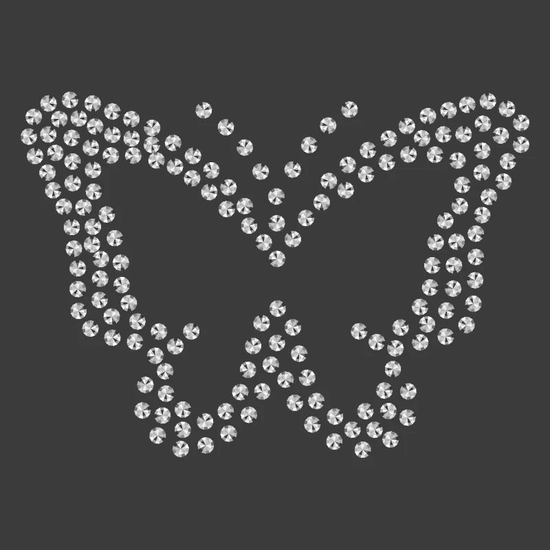Diamant papillon argent