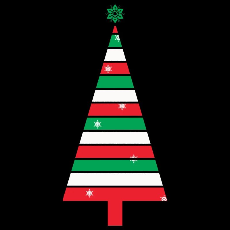 sapin geo multicolore
