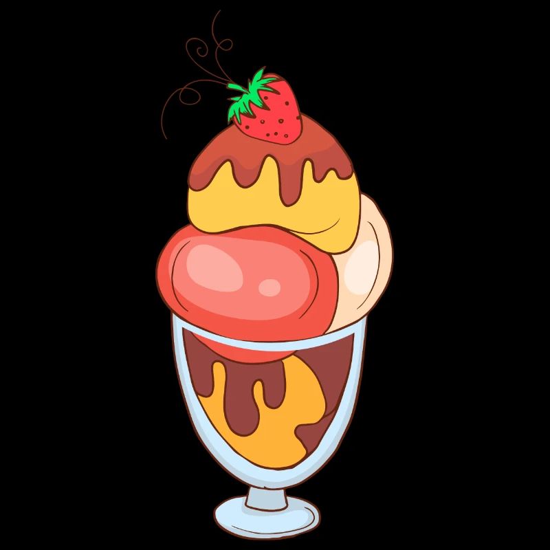 Crème glacée, crème glacée, crème glacée, crème glacée, boule, crème glacée, sundae
