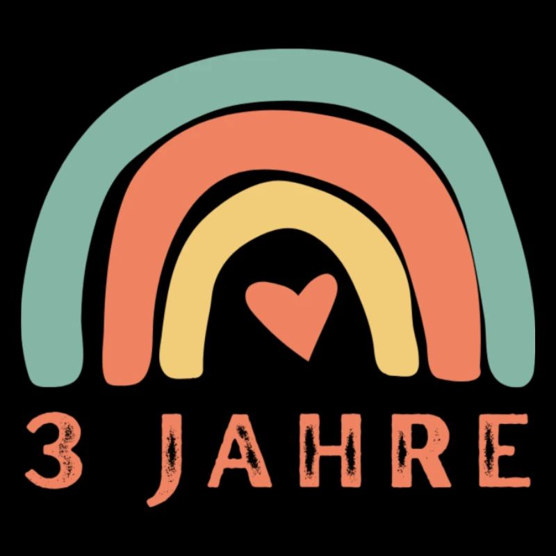 3. Geburtstag Boho Regenbogen Geschenk