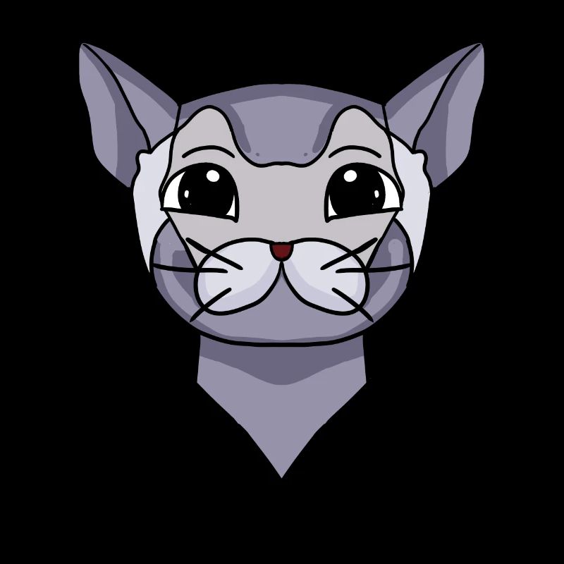 Britisch Kurzhaar Kopf Katze Katzenbesitzer